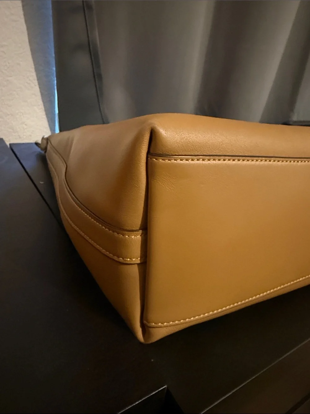 Coach Large Honey Brown Juliet 38 Shoulder Bag & Coach Honey Brown Wallet